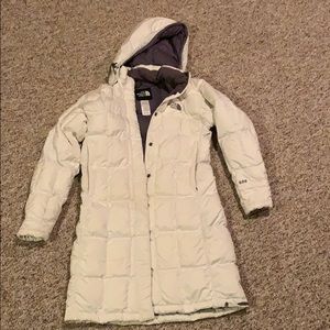 North face 600 puffer long jacket
